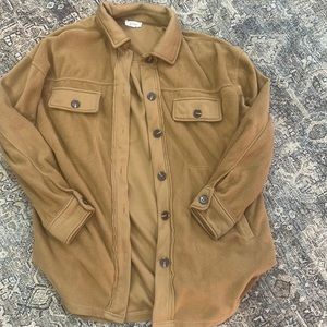 Womens fleece Shacket